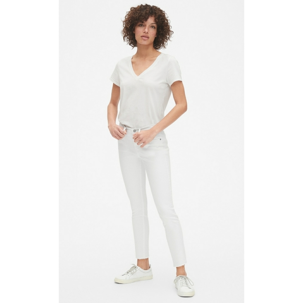 Gap Mid Rise True Skinny Ankle Jeans 26